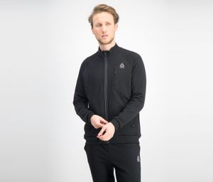 Mens Knit Track Jacket  Black