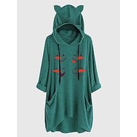 Inspired by Ah My Goddess T-shirt Spandex Pattern Graphic Hoodie For Women's / Puff Balloon miniinthebox - thumbnail