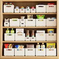 2PCs Set Flexible Clothes Storage Boxes Kitchen Storage Drawer Organizers Office Desk Medicine Bins Kitchen Gadget Scalable Storage Box Clothing Cabinet Storage Basket Kitchen Desktop Storage Box Lightinthebox - thumbnail
