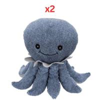 Trixie Be Nordic Ocke the Octopus Toy For Dogs Blue 25cm (Pack of 2)