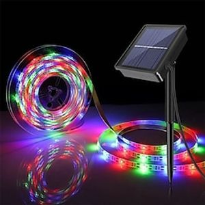 Outdoor Solar String Light Solar LED Strip Lights Outdoor Waterproof 5m 16.4ft 150 LED Solar String Lights 3m 90 LED for Garden Patio Pool Christmas Tree Bushes Wall Decoration LED Solar Garden Light Lightinthebox