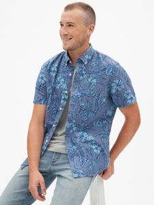 Lived-In Stretch Poplin Short Sleeve Shirt