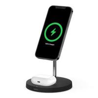 Belkin 2-in-1 Wireless Charger Stand with MagSafe 15W, White