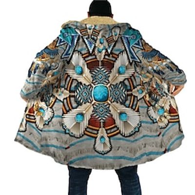 Totem Vintage Men's Fleece Jacket Coat Hoodie Jacket Daily Wear Going out Fall Winter Hooded Long Sleeve Blue S M L Polyester Jacket Lightinthebox Totem Vintage Men's Fleece Jacket Coat Hoodie Jacket Daily Wear Going out Fall Winter Hooded Long Sleeve Blue S M L Polyester Jacket Lightinthebox