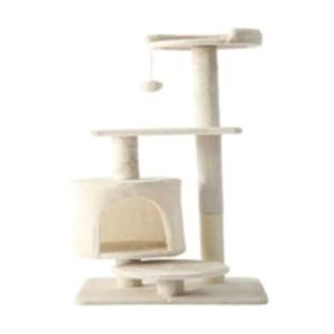 Pets Club Cat Tower White 50X40X110