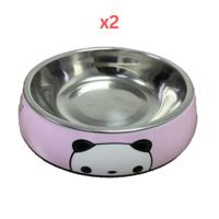 Cozy Paws Single Melamine Bowl Pink Panda - 14X17.5X6Cm (Pack of 2) Cozy Paws Single Melamine Bowl Pink Panda - 14X17.5X6Cm (Pack of 2)