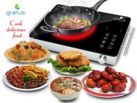 Gratus Infrared Cooker with Handle Sensor Touch & Knob Controller 2200 Watts - GR-IC214ZGC