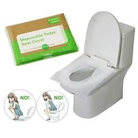 10pcspack Disposable Toilet Seat Cushion Paper Environmentally Friendly Toilet Paper Disposable Toilet Seat Cover Paper WC Disposable Toilet Seat Cover Lightinthebox - thumbnail