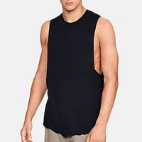 Men's GYM Tank Compression Tank Workout Tank Men Tops Crew Neck Sleeveless Sports  Outdoor Vacation Going out Casual Daily Quick dry Moisture Wicking Breathable Soft Plain Black White Activewear Lightinthebox - thumbnail