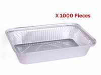 Hotpack Aluminium Container Base With Lid Economy - 1000 Pieces - 8389DE+8389L