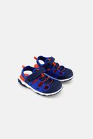 Kids Boys Velcro Closure Sandals  Navy Blue/Orange - thumbnail