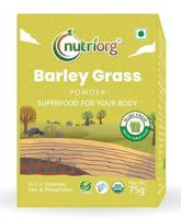 Nutriorg Certified Organic Barley Powder 75g