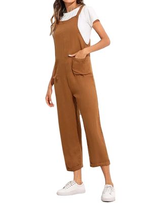 Adjustable Shoulder Straps Sleeveless Jumpsuit Adjustable Shoulder Straps Sleeveless Jumpsuit