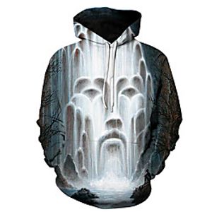 Men's Pullover Hoodie Sweatshirt Graphic 3D Hooded Daily Weekend 3D Print 3D Print Casual Hoodies Sweatshirts  Long Sleeve Rainbow miniinthebox