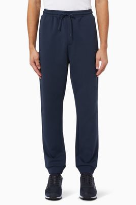 Pixel Printed Logo Joggers in Cotton Pixel Printed Logo Joggers in Cotton
