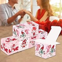 6pcs Valentine'S Day Theme Candy Snack Packaging Box Party Decoration Paper Box Lightinthebox - thumbnail