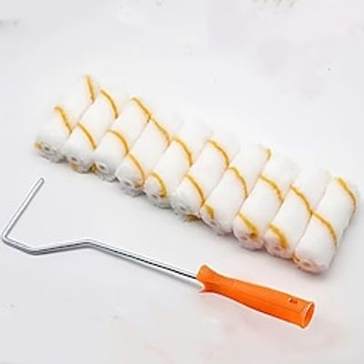 11pcs Paint Roller Kit Get Professional-Looking Walls with 4 Inch Rollers  Covers For Hotel/Restaurant/Commercial miniinthebox