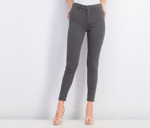 Womens Skinny Plain Jeans  Grey