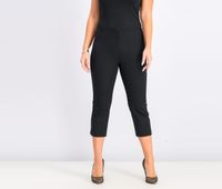 Petite Cropped Pants  Deep Black - thumbnail
