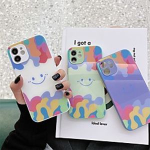 Phone Case For Apple Back Cover iPhone 12 Pro Max 11 SE 2020 X XR XS Max 8 7 Shockproof Dustproof Lines / Waves Graphic TPU miniinthebox