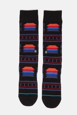 Mens Alum Everyday Crew Socks Black Combo Mens Alum Everyday Crew Socks Black Combo