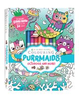 Hinkler Kaleidoscope Colouring Purrmaids Octodogs And More