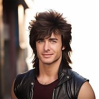 Mullet wig Adult Funny Wigs for Men Pop Rock Wig Joe Dirt Wig for 70s 80s Wig Brown miniinthebox