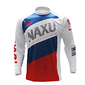 CAWANFLY Men's Long Sleeve Cycling Jersey Summer Red and White Bike Top Mountain Bike MTB Road Bike Cycling Quick Dry Sports Clothing Apparel  Micro-elastic Lightinthebox