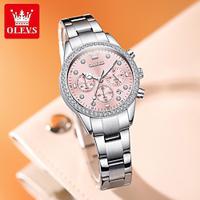 New Olevs Olevs Brand Luminous Women'S Watches Chronographs Calendar 24-Hour Indication Multifunction Quartz Watches Fashion Niche Ladies Waterproof Wristwatch Lightinthebox