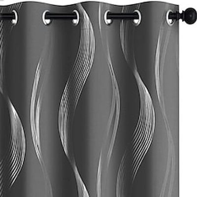 1 Panel Blackout Curtain Drapes for Living Room Thermal Insulated Grommet Window Curtains for Bedroom Modern miniinthebox