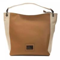 Pompei Donatella Elegant Leather Shoulder Bag in Rich Brown - PO-5832