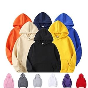 Men's Hoodie Hooded Sports  Outdoor Daily Holiday Pocket Plain Wine Red Black White Activewear Streetwear Sport Spring   Fall Hoodies Sweatshirts  Lightinthebox