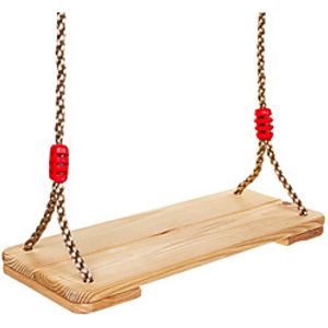 Fun Tree Swing Outdoor Wooden Hanging Swings for Kids to Adults, 220 lbs Capacity with Nylon Rope Lightinthebox