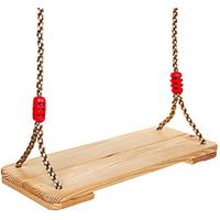 Fun Tree Swing Outdoor Wooden Hanging Swings for Kids to Adults, 220 lbs Capacity with Nylon Rope Lightinthebox - thumbnail