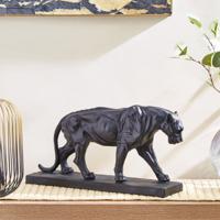 Decorative Polyresin Leopard Figurine - 46x12x23 cms