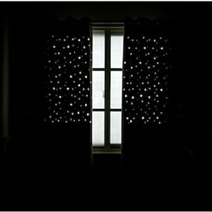Blackout Curtain Drapes Farmhouse Grommet/Eyelet Curtain Panels For Living Room Bedroom Sliding Door Curtains Kitchen Balcony Window Treatments Thermal Insulated miniinthebox