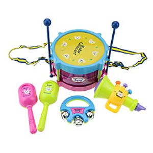 5Pcs Children Drum Trumpet Toy Music Percussion Instrument Band Kit Early Learning Educational Toy Baby Kids Children Gift miniinthebox