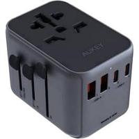 Uni Trvl Adap 35W 3xUSB-C and 2xUSB-A Ports-Blk