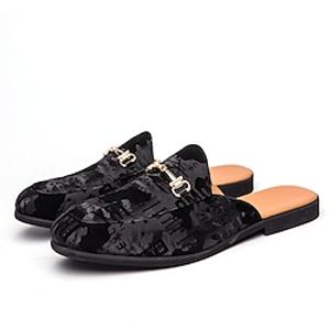 Men's Clogs  Mules Moccasin Casual Outdoor Daily Walking Shoes Synthetics Breathable Black White Summer Spring Lightinthebox