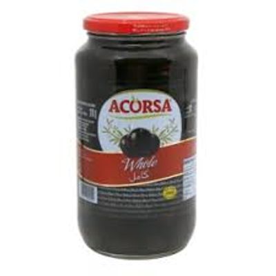Acorsa Black Olives Plain Jar 575gm (8428916009504) Acorsa Black Olives Plain Jar 575gm (8428916009504)