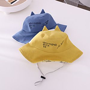 1pcs Kids  Toddler Unisex Active  Cut Out Birthday  Casual  Daily Wear Cartoon  Letter Stylish  Mesh Polyester Hats  Caps Blue  Purple  Yellow S Lightinthebox