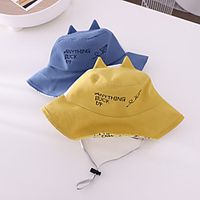 1pcs Kids  Toddler Unisex Active  Cut Out Birthday  Casual  Daily Wear Cartoon  Letter Stylish  Mesh Polyester Hats  Caps Blue  Purple  Yellow S Lightinthebox - thumbnail