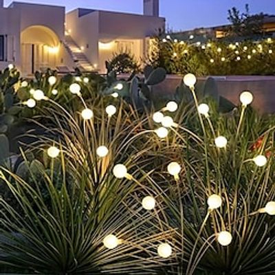 1pc Solar Firefly Lamp: Add A Magical Glow to Your Garden, Courtyard, Or Party for Christmas, Halloween, Thanksgiving miniinthebox