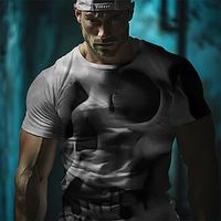 Graphic Skulls Daily Designer Retro Vintage Men's 3D Print T shirt Tee Tee Top Sports Outdoor Holiday Going out T shirt Red Blue Dark Blue Short Sleeve Crew Neck Shirt Spring Summer Clothing Apparel Lightinthebox