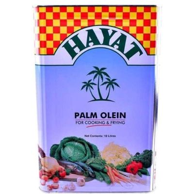 Hayat Vegetable Oil 18Ltre,Tin