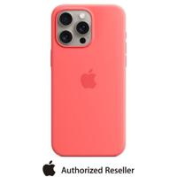 Apple iPhone 15 Pro Max Silicone Case with Mag Safe | Guava