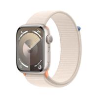 Apple Watch Series 9 GPS 45mm Starlight Aluminium Case with Starlight Sport Loop - thumbnail