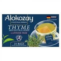 Alokozay Thyme Tea - 25 Tea Bags In Foil Wrapped Envelopes