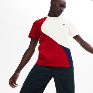 Men's Crew Neck Colourblock Thermoregulating Piqué T-shirt Men's Crew Neck Colourblock Thermoregulating Piqué T-shirt