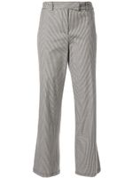 A.P.C. Cece checked cropped trousers - Brown